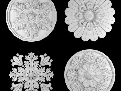 Rosettes 18 3D model