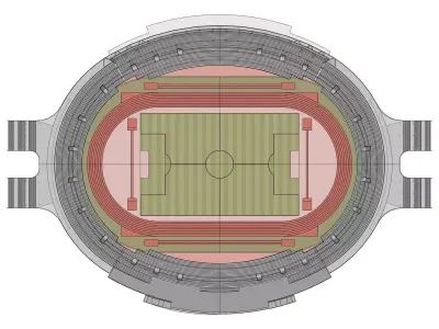 small stadium 3D model