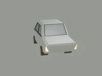 LowPolyCar car Free low-poly 3D model