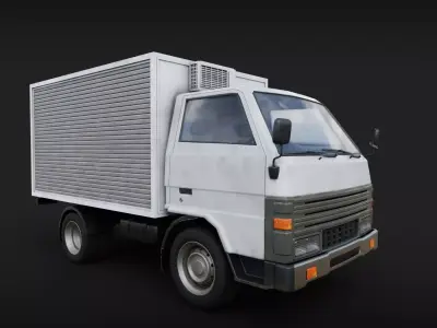 Toyota Dyna Box Van Low-poly 3D model