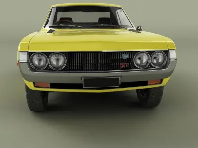 Toyota Celica coupe 1600 ST 1970 3D model