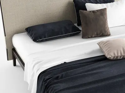 bed Modern double 3D model