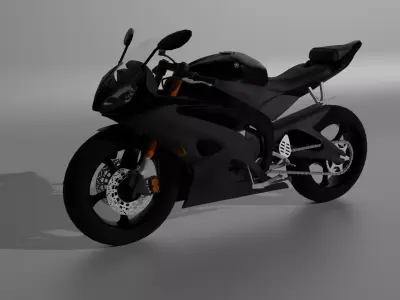 Model of Yamaha YZF-R6 3D model