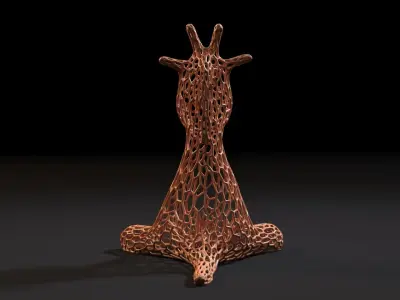 Giraffe figurine 3D print model