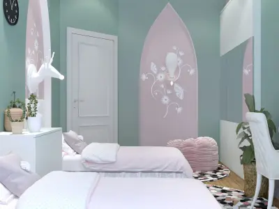 Apartments36 interior design of bedroom 3D model