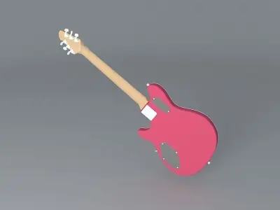 EVH Wolfgang guitar Free 3D model
