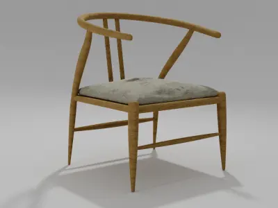 dinning set dining table with six chairs Free 3D model