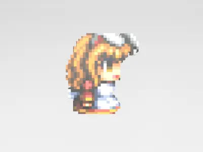 Rabbit Girl Low-poly 3D model purchase
