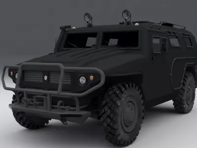 JEEP ARMY  3D model