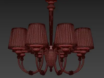 Chandelier Roana E 1 1 8 AG 3D model