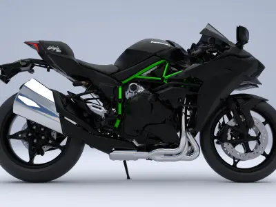 Ninja H2R 3D model