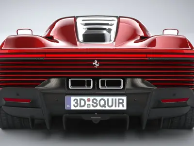 Ferrari Daytona SP3 2022 LowPoly 3D model