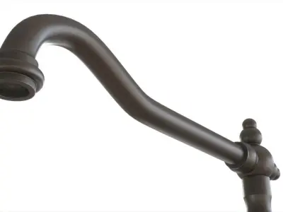 Glittran kitchen mixer tap faucet 3D model