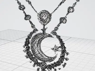 Celestial Empress Necklace 3D print model