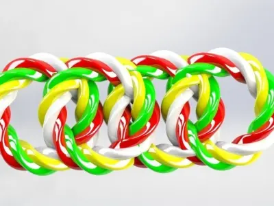 Spiral Torus Free 3D model purchase