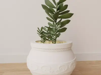 planter - vase - garden urn - pot 3D print model
