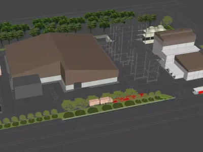 Factory layout -03 3D model