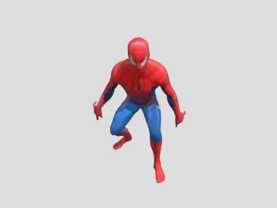 Spider Hero High Quality 3D Model  3D model