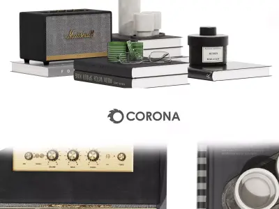 Decorative set 10 3D model