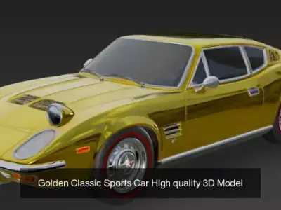 Collection of 5 High Quality Sports Cars 3d Model 3D Model Pack