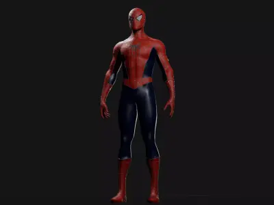 SpiderMan 3D Character Low-poly 3D model