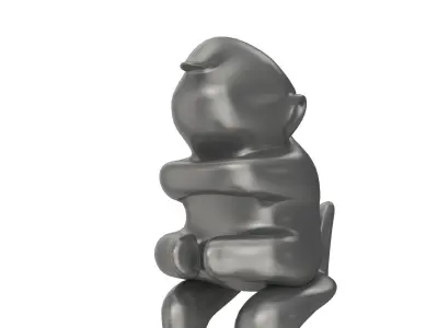 Mother and Child Statue Free 3D model