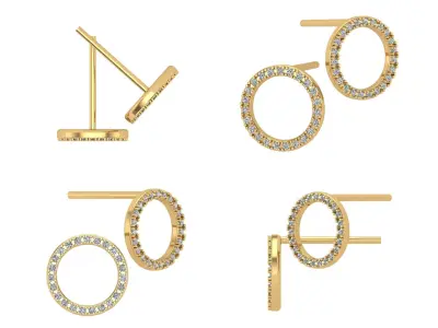 Earrings od67 3D print model