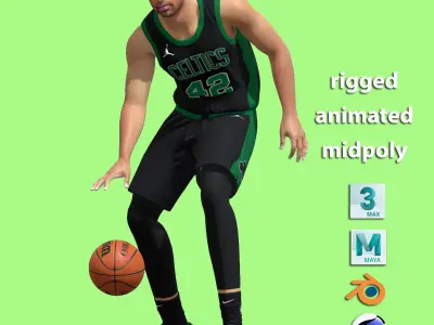 3D Rigged Al Horford Boston Celtics NBA 3D model