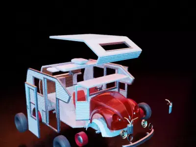 FULL KIT Super Bugger Beetle Motorhome 04fev22 3D print model