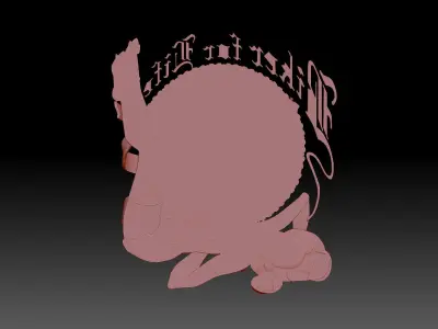 Biker for life  3D print model