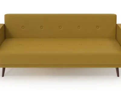 Sofa v2 Low-poly 3D model