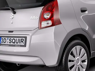 Suzuki Alto GL 2009-2012 3D model
