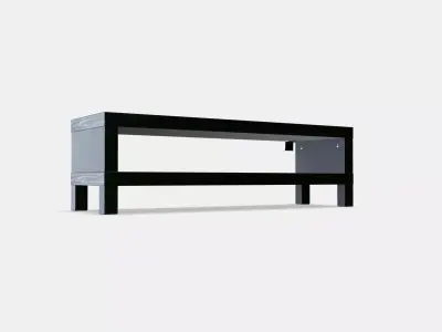 LACK TV bench 4 Low-poly 3D model