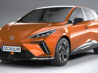 MG 4 EV 2023 3D model