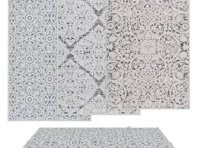 Rugs No 435 Low-poly 3D model
