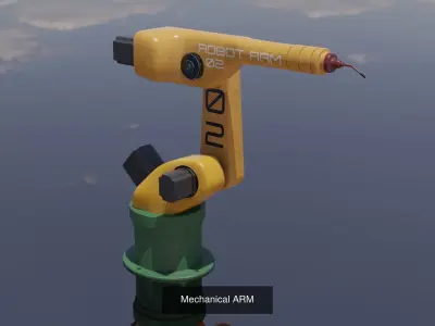 Mechanical robot ARM 3D models 3D Model Collection