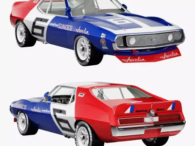 AMC javelin sunoco 3D model