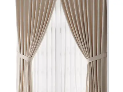 Curtains 07 3D model