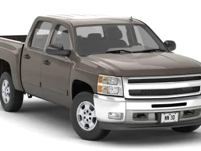 GENERIC PICKUP TRUCK 19 3D model