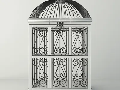 Lars Decorative Cage by ZARA HOME 3D model