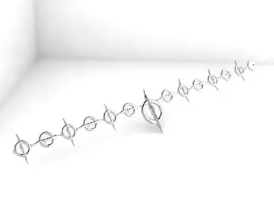 Circle Bracelet 3768 3D print model