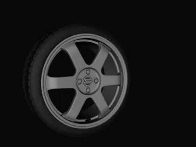 Roda Scorro S-247 Low-poly 3D model