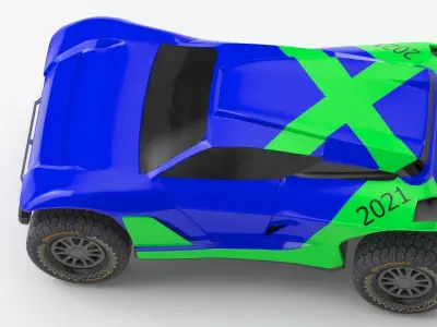 Extreme Off ROAD car 3D model