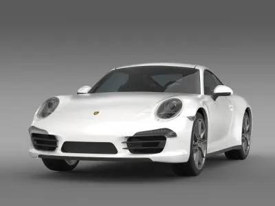 Porsche 911 Carerra 2013 3D model
