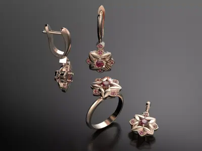 New life set for women 3D print model