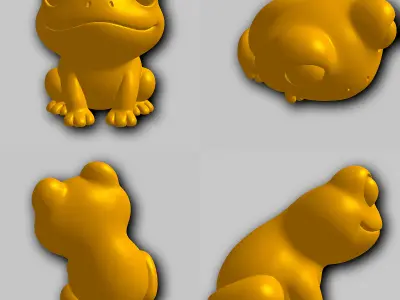 Frog - Kawaii Animals Collection 3D print model