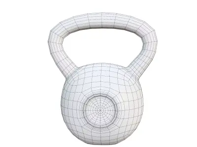 Kettlebell Low-poly 3D model