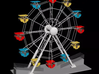 Ferris Wheel Free 3D model