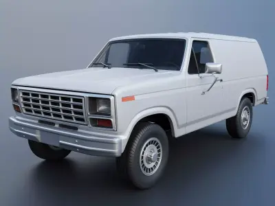 B-150 Panel Truck 1980  3D print model
