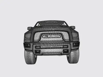 Dodge Ram 1500 Rebel 2015 3D print model